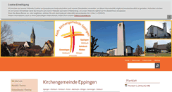 Desktop Screenshot of kath-eppingen.de