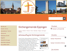 Tablet Screenshot of kath-eppingen.de